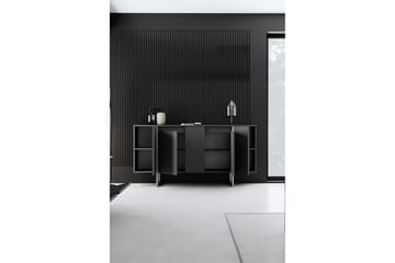 Luxe Konsolbord 160 cm - Antracit/Sølv - Møbler - Borde - Aflastningsbord - Entrébord