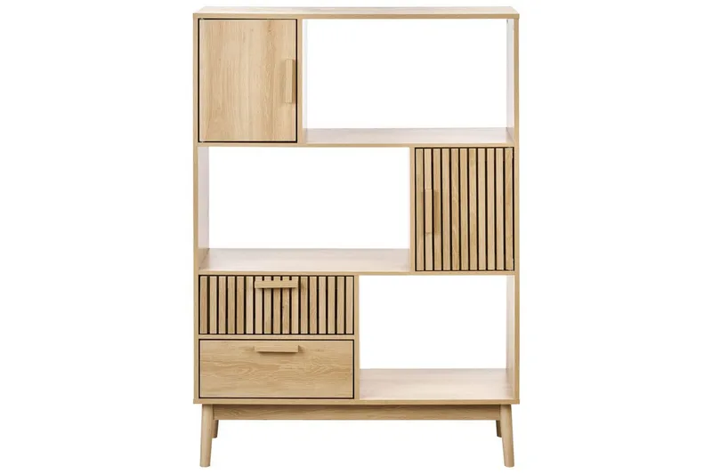 Lynwood Bogreol i Træ - Lysebrun - Opbevaring - Hylder & Reoler - Bogreol