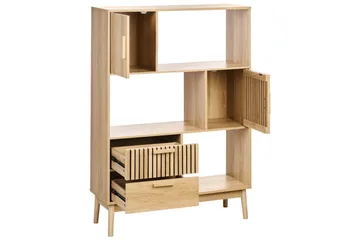 Lynwood Bogreol i Træ - Lysebrun - Opbevaring - Hylder & Reoler - Bogreol