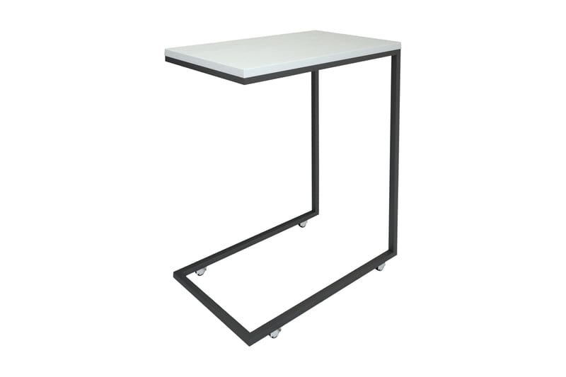 Maddeson Sidebord 46 cm - Hvid - Lampebord - Bakkebord & små borde