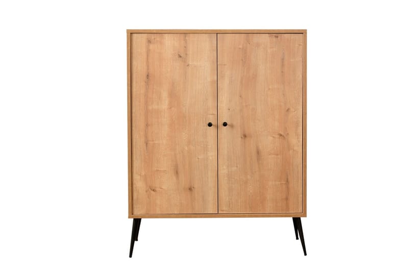 Makhan Sidebord 90 cm - Eg/Sort - Møbler - Borde - Aflastningsbord - Lampebord