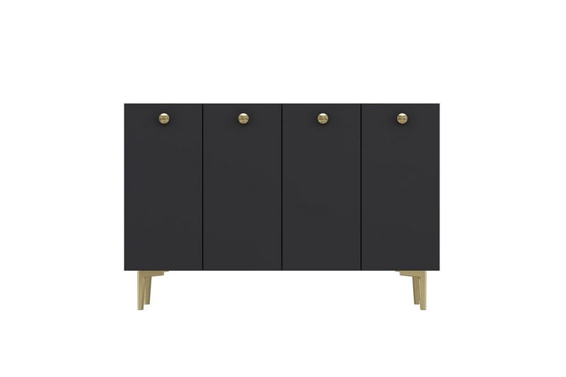 Mangvar Konsolbord 120 cm - Antracit/Guld - Møbler - Borde - Aflastningsbord - Entrébord