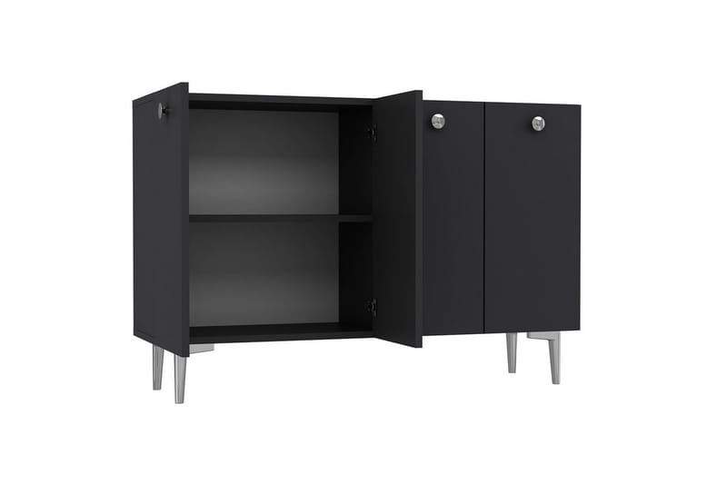 Mangvar Konsolbord 120 cm - Antracit/Sølv - Møbler - Borde - Aflastningsbord - Entrébord