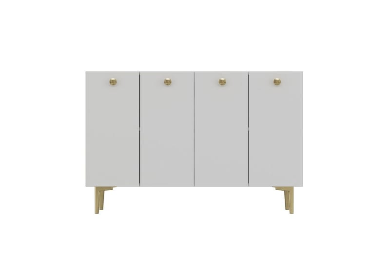 Mangvar Konsolbord 120 cm - Hvid/Guld - Møbler - Borde - Aflastningsbord - Entrébord