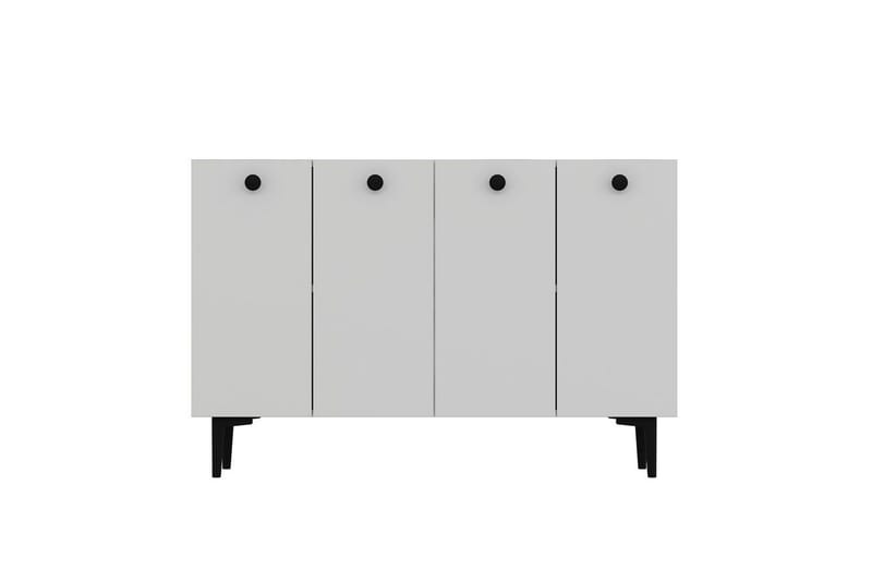 Mangvar Konsolbord 120 cm - Hvid/Sort - Møbler - Borde - Aflastningsbord - Entrébord