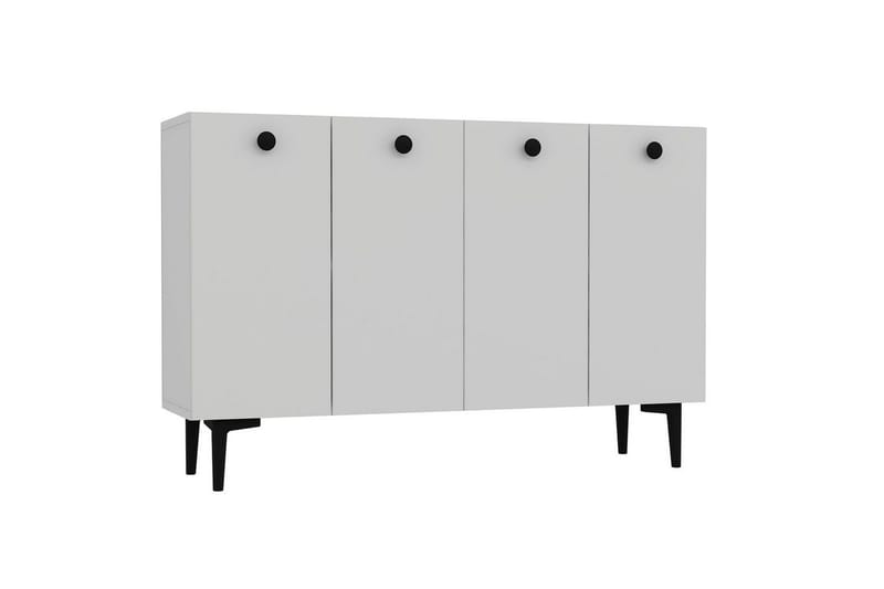 Mangvar Konsolbord 120 cm - Hvid/Sort - Møbler - Borde - Aflastningsbord - Entrébord