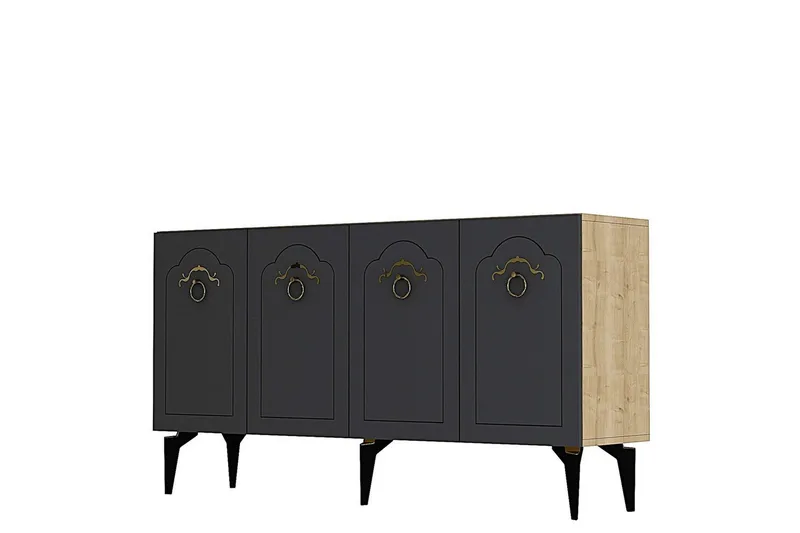 Maren Konsolbord 150 cm, Eg/Antracit