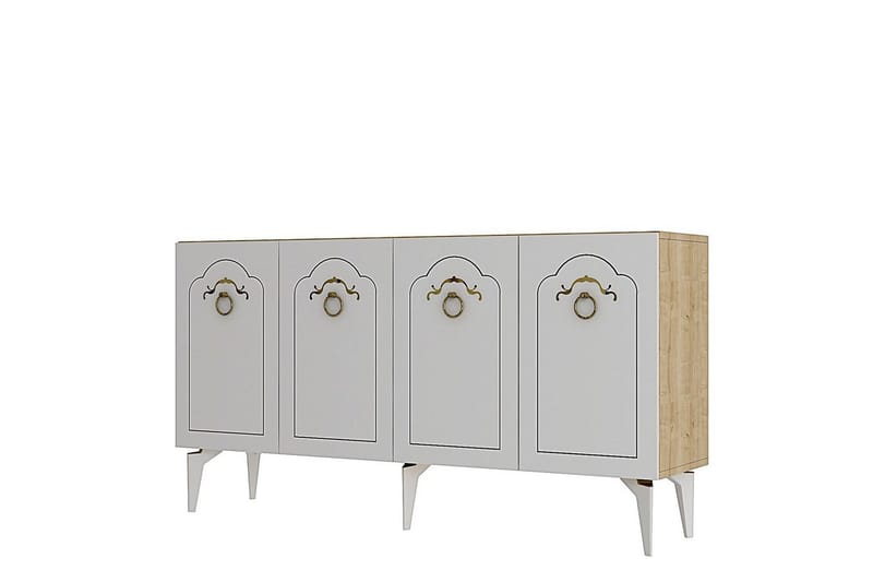 Maren Konsolbord 150 cm, Eg/Hvid