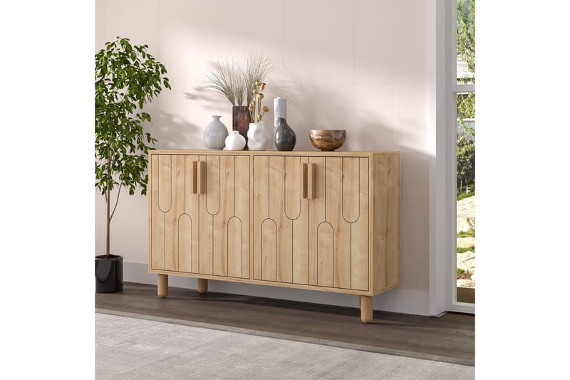 Masateru Konsolbord 120 cm - Mellemfarvet træ - Møbler - Borde - Aflastningsbord - Entrébord