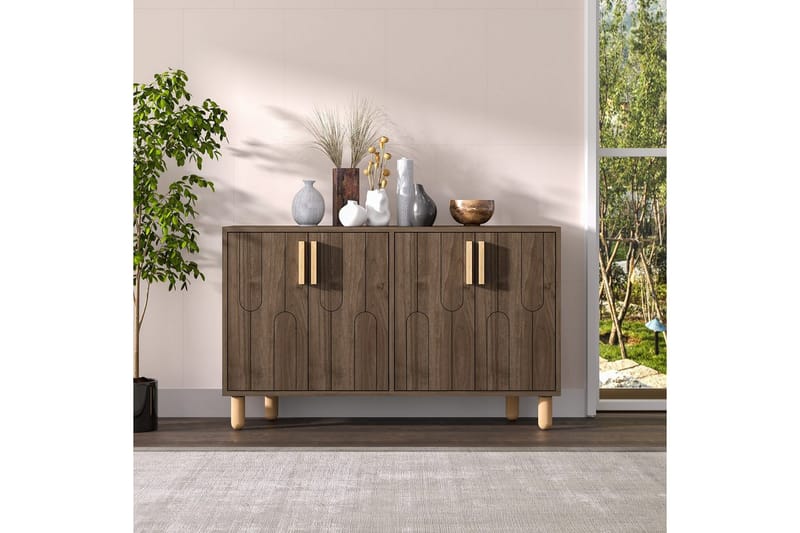 Masateru Konsolbord 120 cm - Mellemfarvet træ - Møbler - Borde - Aflastningsbord - Entrébord