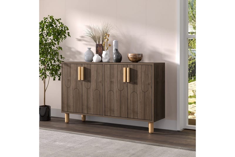 Masateru Konsolbord 120 cm - Mellemfarvet træ - Møbler - Borde - Aflastningsbord - Entrébord