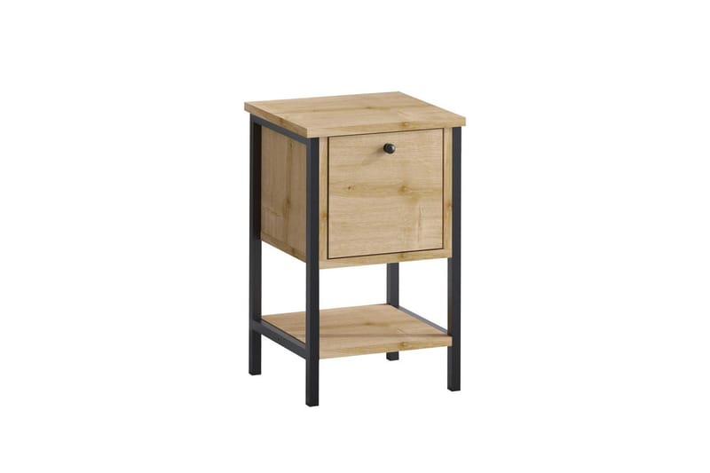 Matar Sidebord 35 cm - Brun/Sort - Møbler - Borde - Aflastningsbord - Lampebord