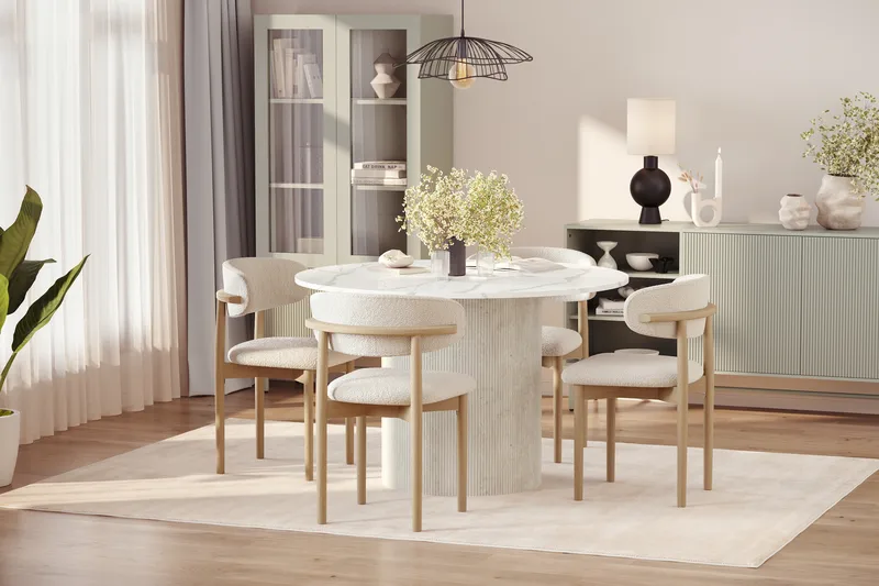 Matterhorn Konsolbord - Sidebord 40 cm dyb 157 cm bred 80 cm høj - Beige - Møbler - Borde - Aflastningsbord - Entrébord