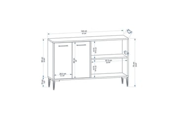 Merion Konsolbord 120 cm - Eg - Møbler - Borde - Aflastningsbord - Entrébord