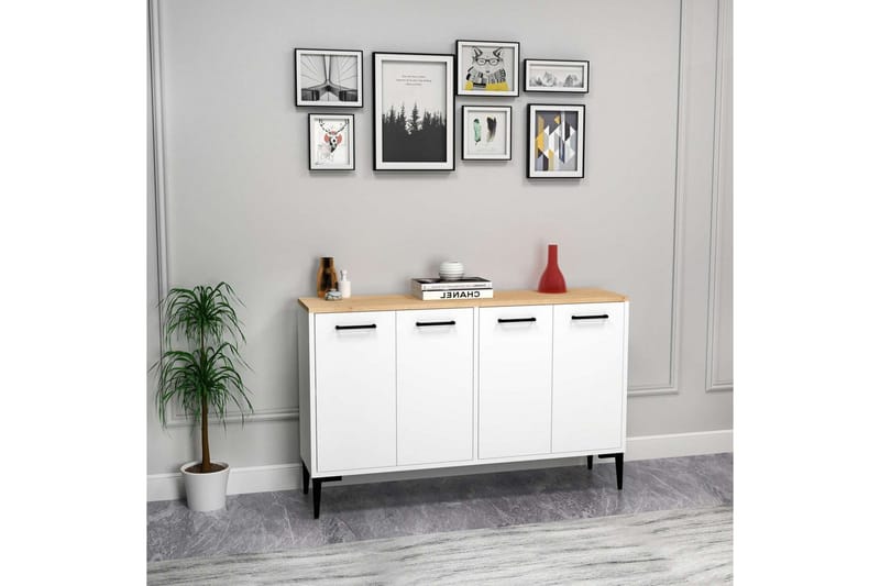 Merion Konsolbord 120 cm - Eg/Hvid - Møbler - Borde - Aflastningsbord - Entrébord