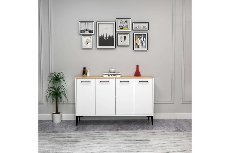 Merion Konsolbord 120 cm - Eg/Hvid - Møbler - Borde - Aflastningsbord - Entrébord