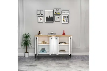 Merion Konsolbord 120 cm - Eg/Hvid - Møbler - Borde - Aflastningsbord - Entrébord