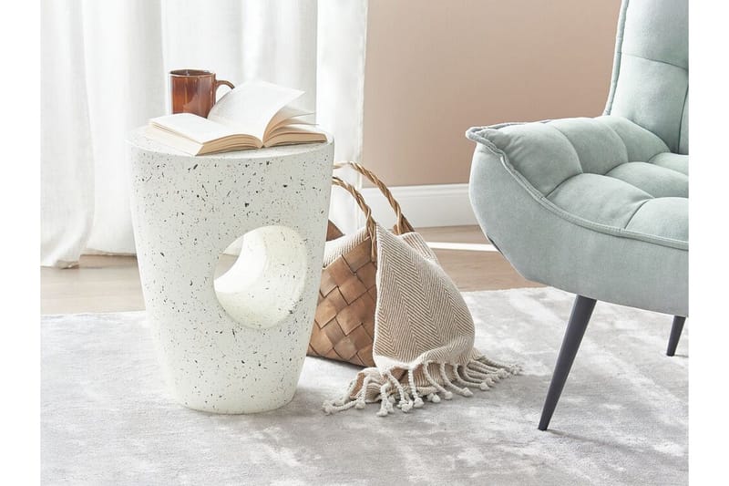 Merritt Sidebord 37 cm - Hvid - Møbler - Borde - Aflastningsbord - Lampebord