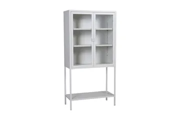 Misha Skab 75 cm - Hvid - Opbevaring - Skab - Vitrineskabe