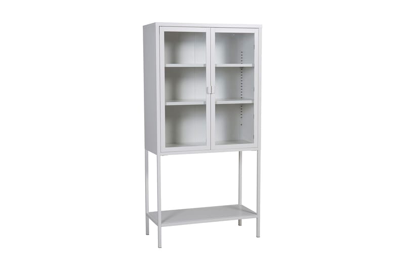 Misha Skab 75 cm - Hvid - Opbevaring - Skab - Vitrineskabe