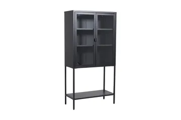 Misha Skab 75 cm - Svart - Opbevaring - Skab - Vitrineskabe