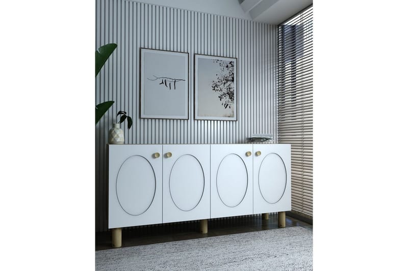Mittopuri Konsolbord 150 cm - Brun/Hvid - Møbler - Borde - Aflastningsbord - Entrébord