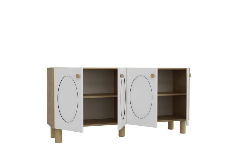 Mittopuri Konsolbord 150 cm - Brun/Hvid - Møbler - Borde - Aflastningsbord - Entrébord