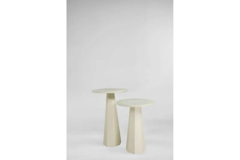 Miu Sæt borde 35 cm, Creme