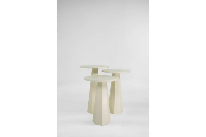 Miu Sæt borde 35 cm, Creme