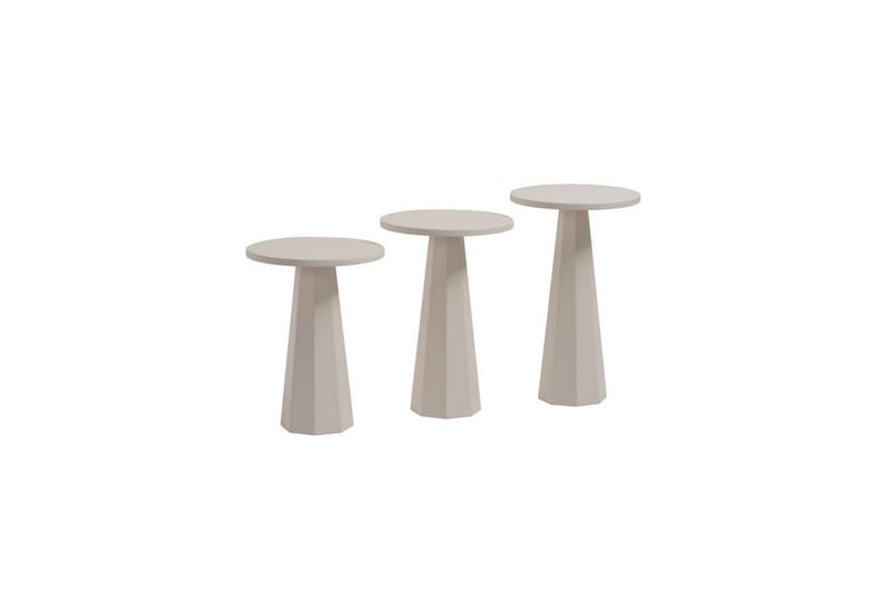 Miu Sæt borde 35 cm - Hvid - Møbler - Borde - Aflastningsbord - Indskudsborde