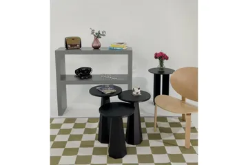 Miu Sæt borde 35 cm - Sort - Møbler - Borde - Aflastningsbord - Indskudsborde