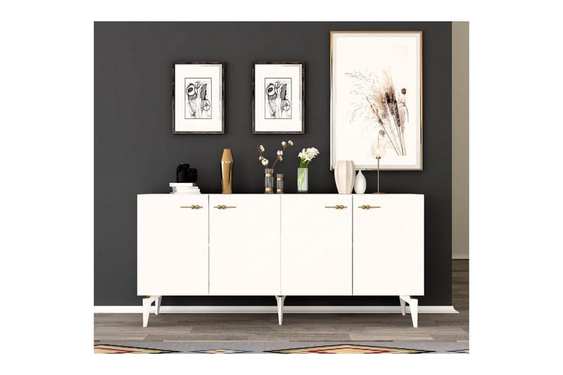 Miyuki konsolbord 150 cm - Hvid - Møbler - Borde - Aflastningsbord - Entrébord