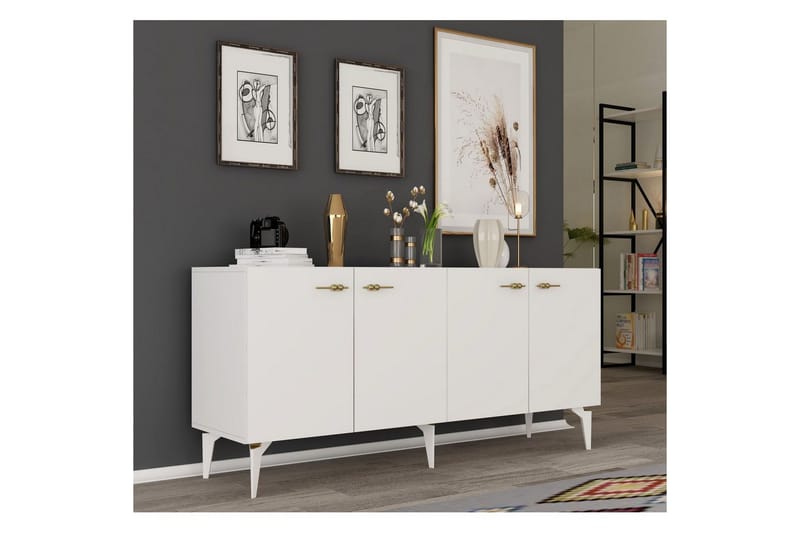 Miyuki konsolbord 150 cm - Hvid - Møbler - Borde - Aflastningsbord - Entrébord