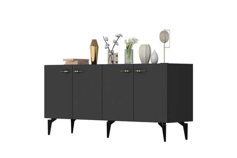 Miyuki konsolbord 150 cm - Kulgrå - Møbler - Borde - Aflastningsbord - Entrébord