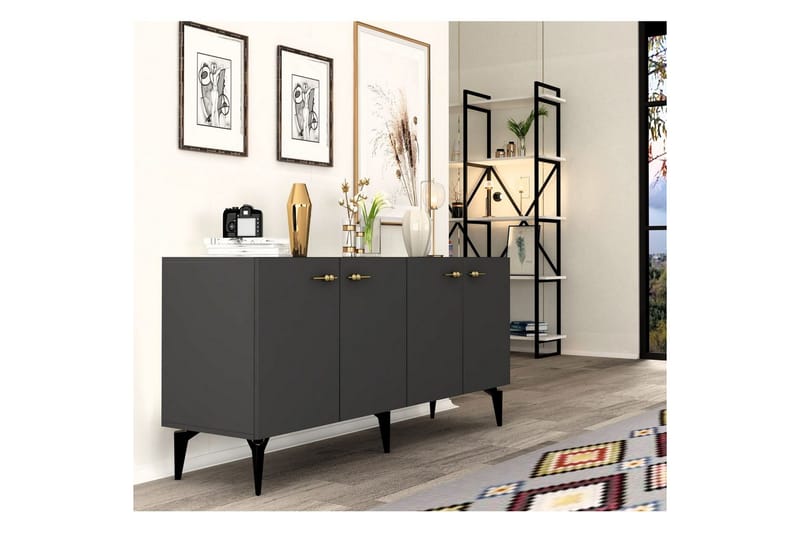 Miyuki konsolbord 150 cm - Kulgrå - Møbler - Borde - Aflastningsbord - Entrébord