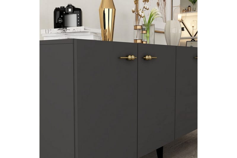 Miyuki konsolbord 150 cm - Kulgrå - Møbler - Borde - Aflastningsbord - Entrébord