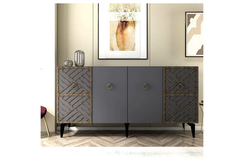 Miyumi Konsolbord 150 cm - Antracit - Møbler - Borde - Aflastningsbord - Entrébord