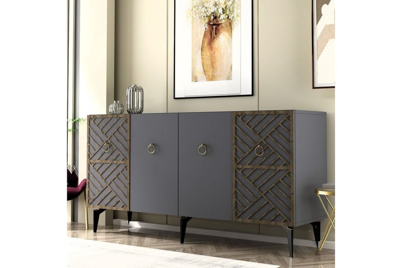 Miyumi Konsolbord 150 cm - Antracit - Møbler - Borde - Aflastningsbord - Entrébord