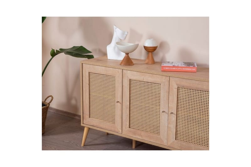 Mjudi Konsolbord 80 cm - Mellemfarvet træ - Møbler - Borde - Aflastningsbord - Entrébord