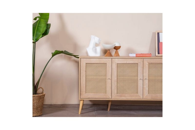 Mjudi Konsolbord 80 cm - Mellemfarvet træ - Møbler - Borde - Aflastningsbord - Entrébord