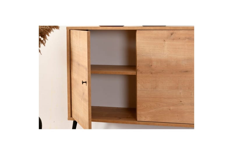 Mjudi Konsolbord 80 cm - Mellemfarvet træ - Møbler - Borde - Aflastningsbord - Entrébord