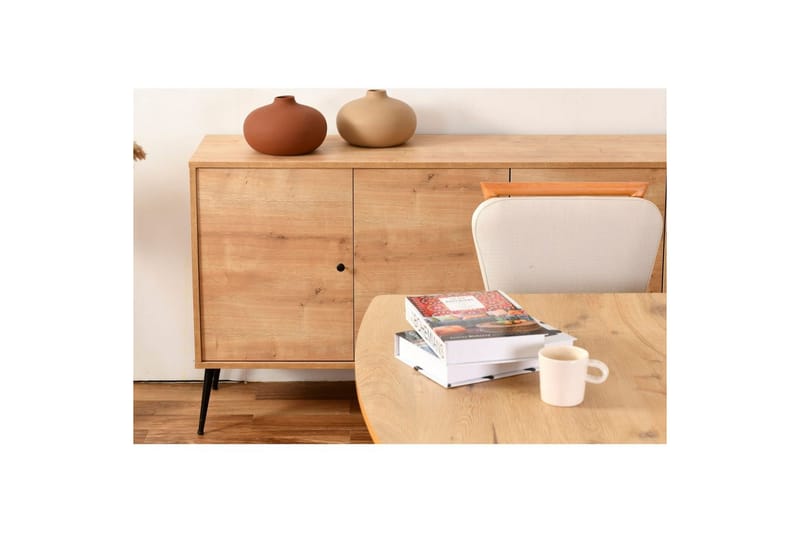 Mjudi Konsolbord 80 cm - Mellemfarvet træ - Møbler - Borde - Aflastningsbord - Entrébord