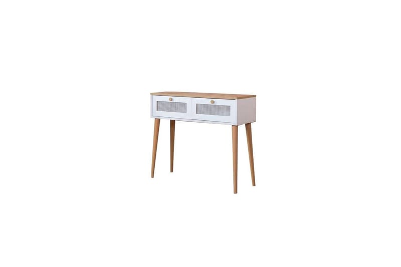 Mjudi Konsolbord 95 cm - Hvid/Lysfarvet træ - Møbler - Borde - Aflastningsbord - Entrébord