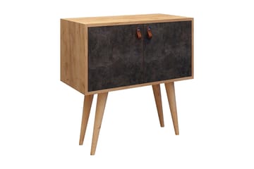 Mod Design skænk Læder beslag - Grå / træ - Opbevaring - Opbevaringsmøbler - Skænke & sideboards