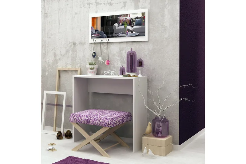 Mod design skrivebord - Hvid - Møbler - Borde - Kontorbord - Skrivebord