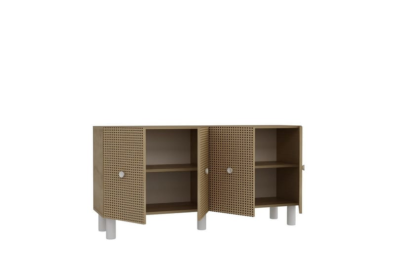 Mono Konsolbord 150 cm - Beige/Rødbrunt træ - Møbler - Borde - Aflastningsbord - Entrébord