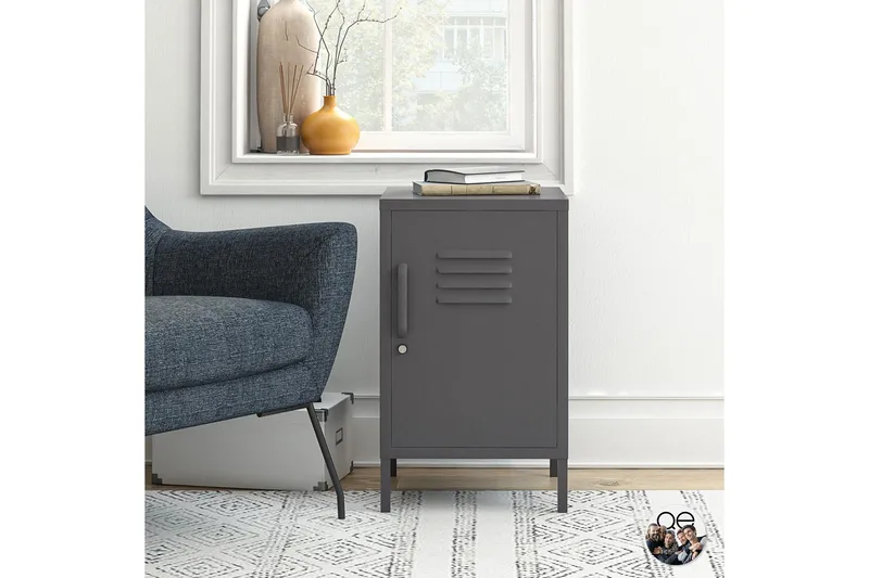 Moon Phases Sidobord 38x40 cm Blå Queer Eye Grey, undefined