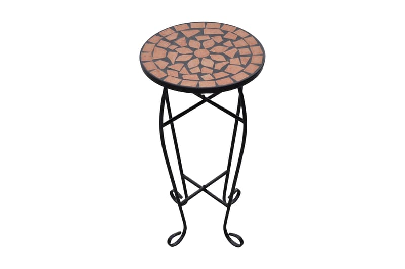Mosaikbord Terracotta - Orange - Lampebord - Bakkebord & små borde