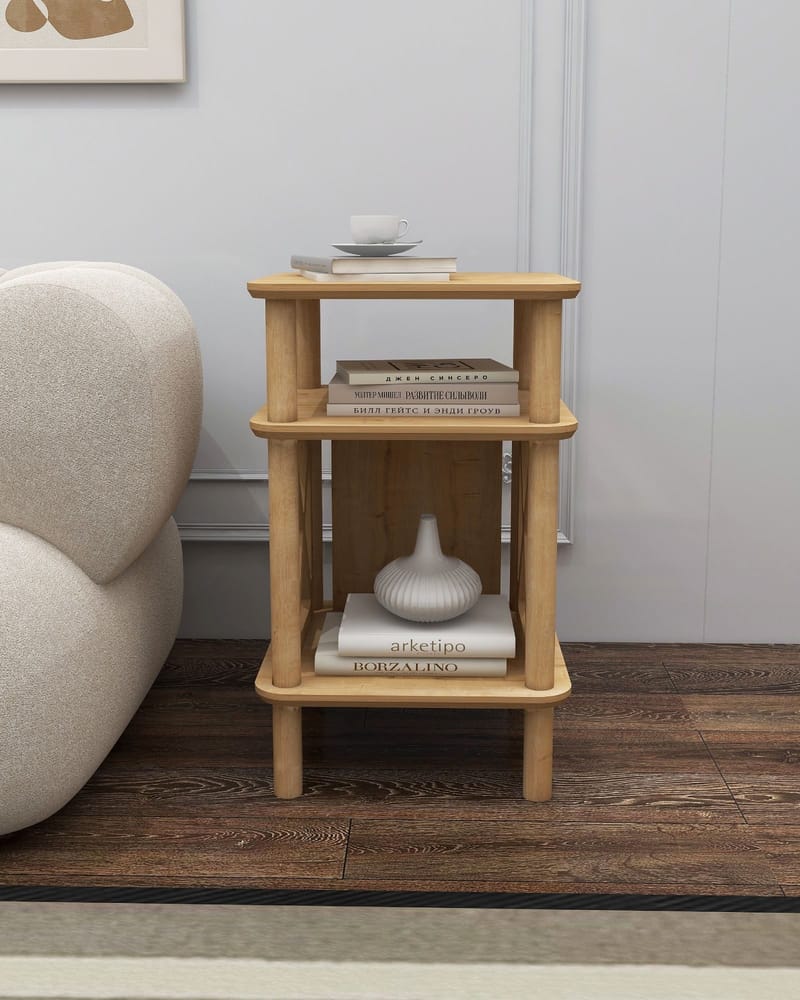 Mumira Sidebord 38 cm - Eg - Møbler - Borde - Aflastningsbord - Lampebord