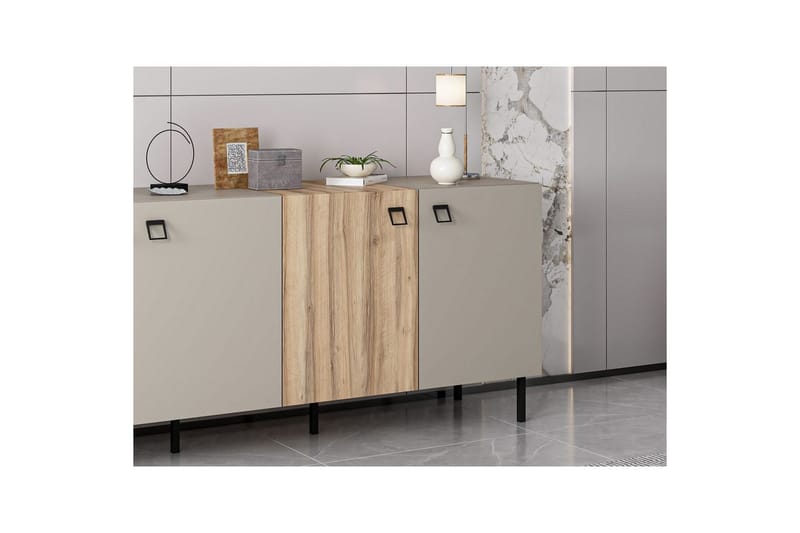 Munetaka Konsolbord 180 cm - Guld/Sand - Møbler - Borde - Aflastningsbord - Entrébord